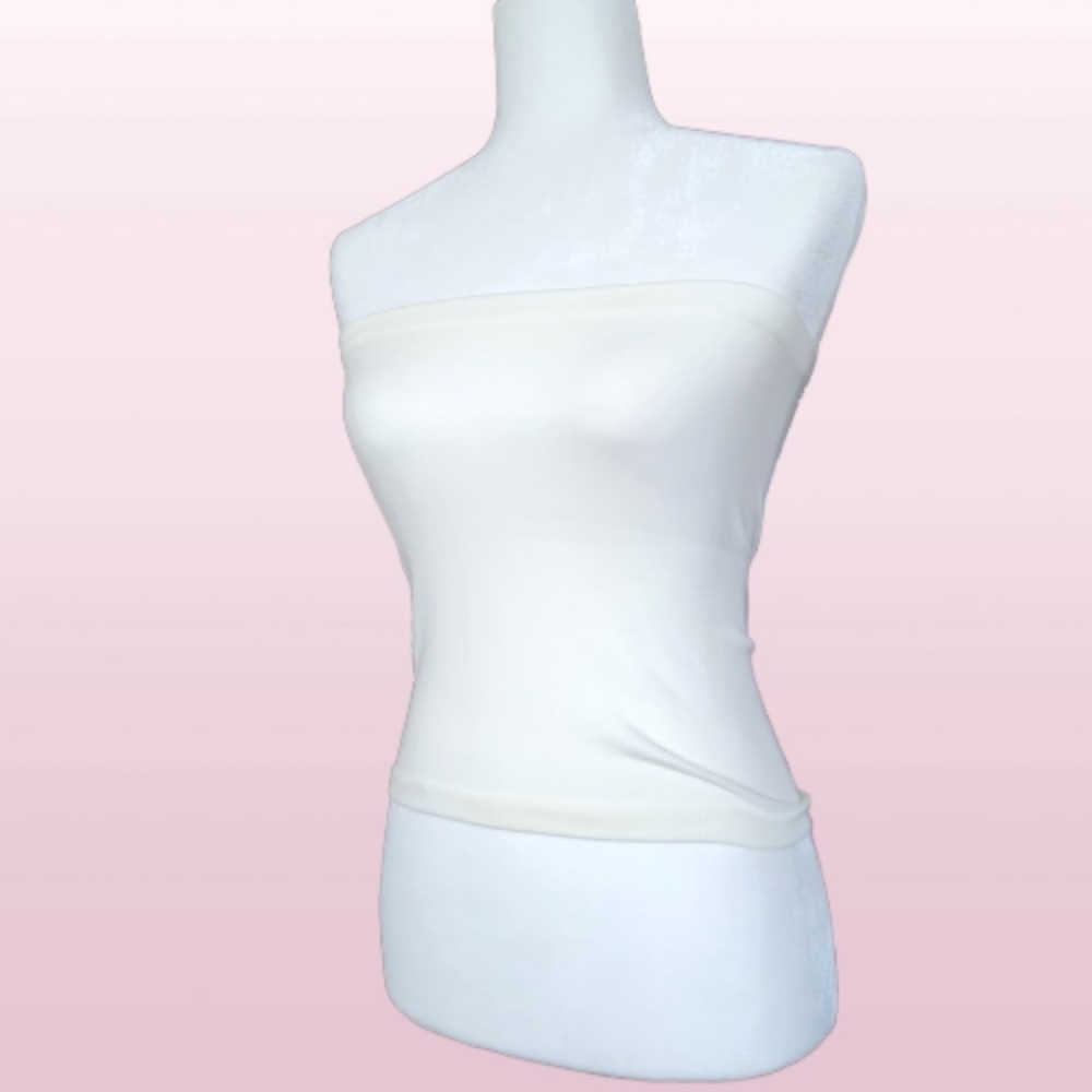 Jessica Strapless Tube Top White Women's Size M